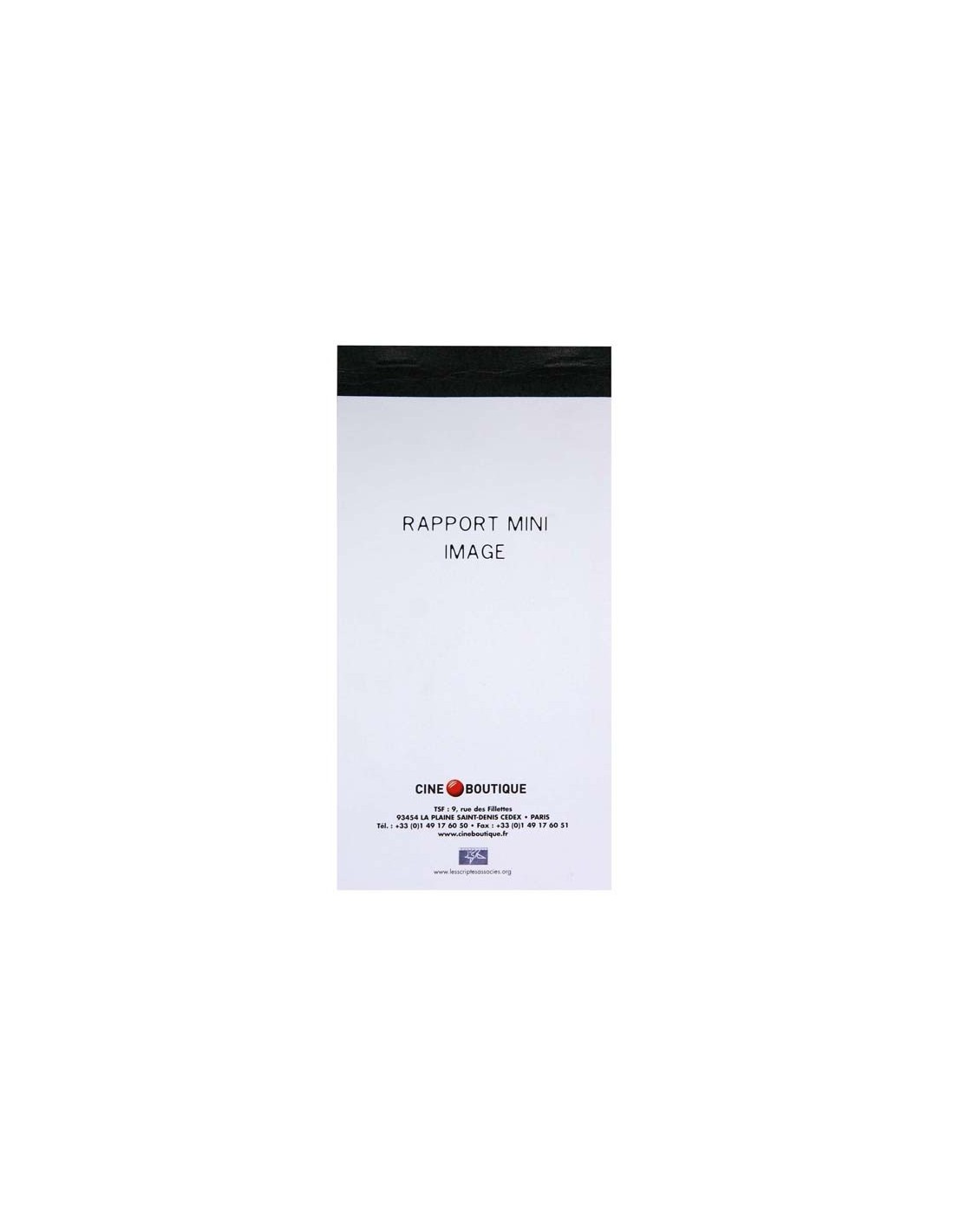RAPPORT MINI IMAGE CINEBOUTIQUE LSA (30 FEUILLETS)